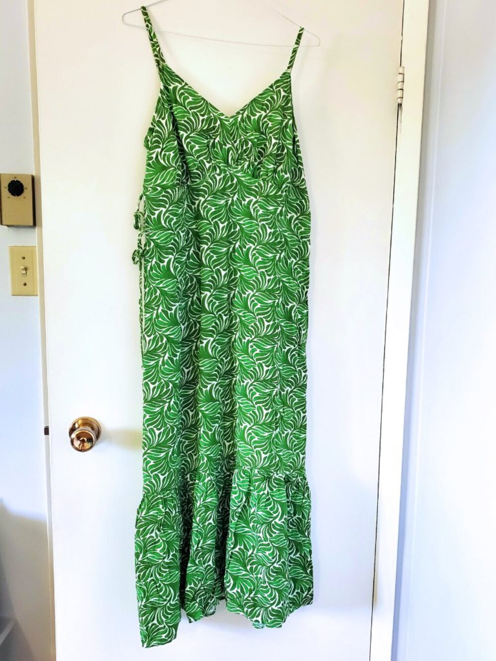 Dex Green Leafy Summer Dress